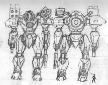 Mech - Concept Sketches 2